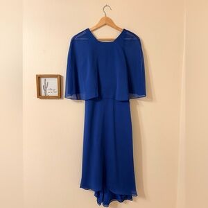 Halston Heritage Royal Blue Maxi Dress